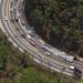 Desarrollan trabajos de reparación vial en la ruta interamericana./Foto: CIV.