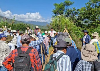 El MAGA continúa fortaleciendo las capacidades técnicas para la conservación de los recursos naturales mediante la capacitación en el sistema Keyline. / Foto: MAGA