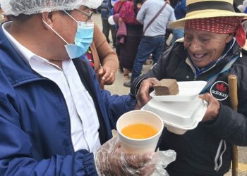 Inauguran comedor social móvil temporal en San Sebastián Huehuetenango