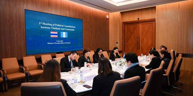 Guatemala y Tailandia celebran la Primera Reunión del Mecanismo de Consultas Políticas