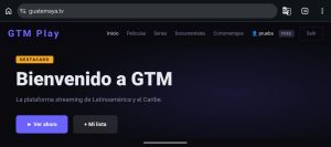 Guatemaya.tv, una nueva plataforma de streaming./Foto: Guatemaya.tv.