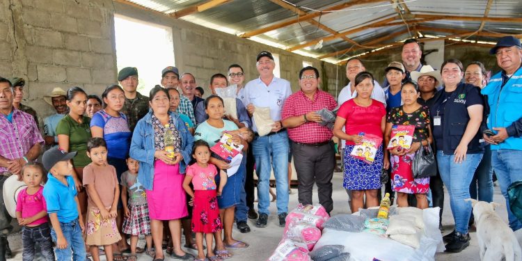 Gobierno fortalece la seguridad alimentaria de familias en San José Las Lágrimas