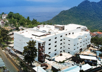 Hospital de Sololá registra un 90.56% de avance en la construcción. (Foto: archivo)