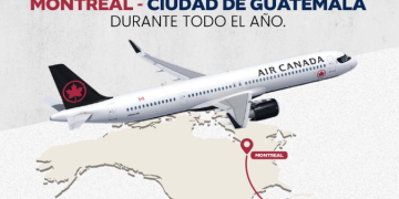 Air Canadá operará vuelos directos entre Montreal y Ciudad de Guatemala a partir de octubre