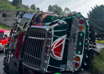 DGT sanciona a autobús involucrado en accidente./Foto: Asonbomd.
