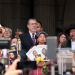 Presidente recibe marcha de autoridades indígenas en el Palacio Nacional./Foto: Noé Pérez.