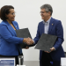 Suscriben convenio para fortalecer la atención de la diabetes e hipertensión./Foto: MSPAS.