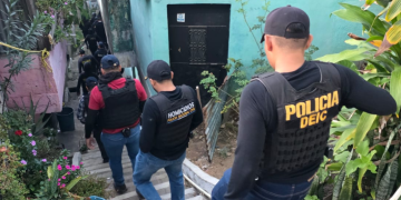 PNC desarrolla operativos de seguridad en Villa Nueva./Foto: PNC.