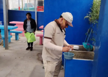 Salud refuerza acciones contra el dengue en Santa Rosa./Foto: MSPAS.
