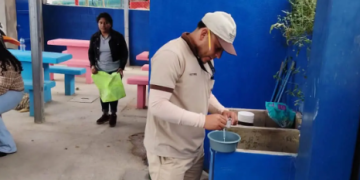 Salud refuerza acciones contra el dengue en Santa Rosa./Foto: MSPAS.