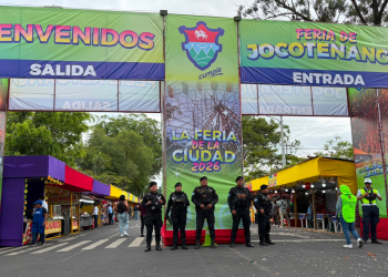 PNC mantiene presencia en la Feria de Jocotenango./Foto: PNC.