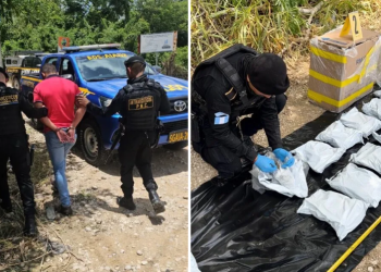 El detenido fue identificado como Edvin N., de 29 años, quien viajaba como pasajero en el autobús. / Foto: PNC