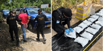 El detenido fue identificado como Edvin N., de 29 años, quien viajaba como pasajero en el autobús. / Foto: PNC