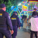 PNC brindando seguridad en la feria de Jocotenango. / Foto: PNC