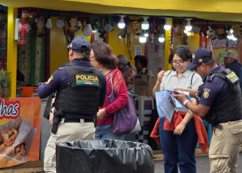 PNC brinda seguridad en feria de Jocotenango. / Foto: PNC