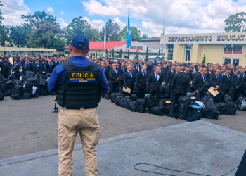 Policías alumnos que conforman la 59 promoción. / Foto: PNC