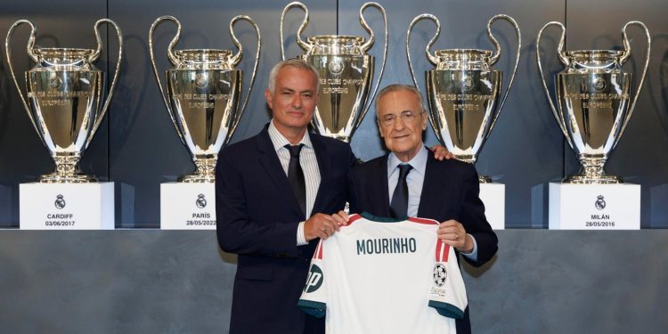 José Mourinho es presentado con el Real Madrid