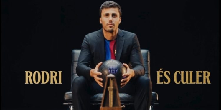 Barcelona hace oficial el fichaje de Rodri: el Balón de Oro llega hasta 2030