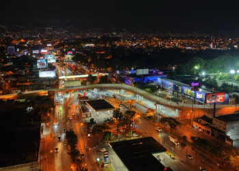 Paso a desnivel de la calzada Roosevelt ya fue inaugurado./Foto: SCSP.
