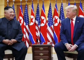 El presidente de Estados Unidos, Donald J. Trump junto al líder norcoreano Kim Jong-un, en una fotografía de archivo. EFE