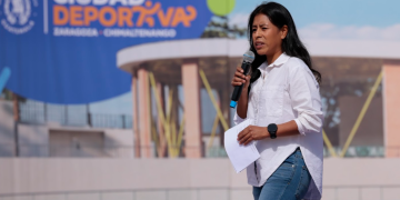 Lidia Inay, ciclista chimalteca destaca oportunidades que generará Ciudad Deportiva de Zaragoza