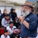 Ministro de Cultura comparte que los trabajos de remozamiento del Estadio Nacional corresponden a la DGAC. (Foto: Alex Jacinto)