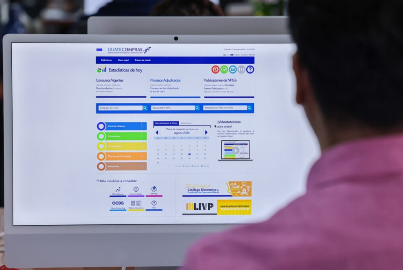 Portal de Guatecompras.