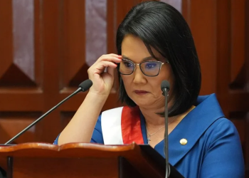 Fotografía de archivo de la presidenta de Perú, Keiko Fujimori. EFE
