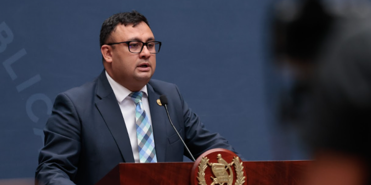 Viceministro de Transportes reitera que el espacio al diálogo permanece abierto./Foto: Analí Camey.