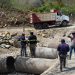 Avanzan trabajos para habilitación de ruta al puente Güijo./Foto: CIV.