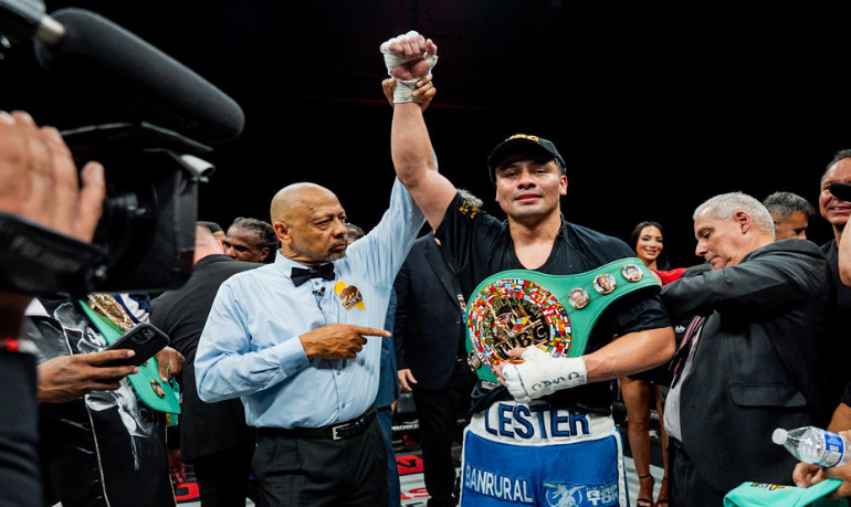 Lester Martínez retiene título interino del CMB y apunta a Mbilli o Canelo