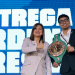 Karin Herrera felicita a Lester Martínez por defender título del CMB