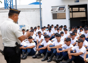 59 promoción de aspirantes a Policía Nacional Civil. / Foto: Gilbert Garcia