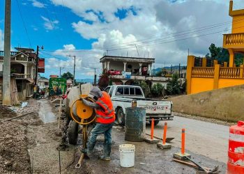 Desarrollan labores en ruta estratégica de Huehuetenango./Foto: CIV.