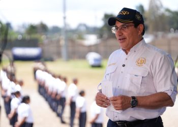 El ministro de Gobernación, Marco Antonio Villeda,