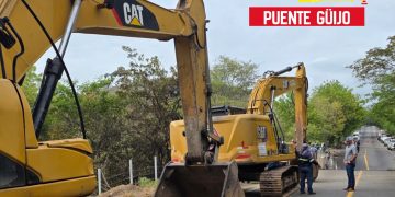 CIV responde de manera oportuna ante daños al puente Güijo. (Foto: CIV)