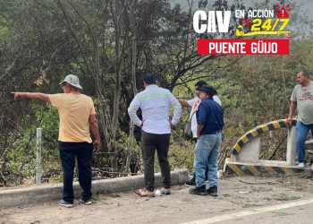 CIV coordina acciones de respuesta ante el accidente en la ruta CA-9 Norte. (Foto: CIV)