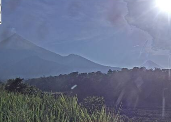Actividad eruptiva del volcán de Fuego podría disminuir gradualmente. (Foto: Insivumeh)