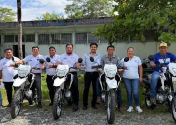 Ministerio de Salud entregó motocicletas a servicios de salud en Ixcán, Quiché. (Foto: MSPAS)