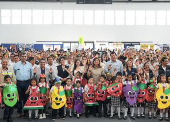 Vicepresidencia lanza la intervención Nutrir es Avanzar en Puerto Barrios. (Foto: Vicepresidencia)