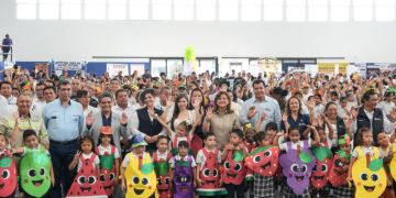 Vicepresidencia lanza la intervención Nutrir es Avanzar en Puerto Barrios. (Foto: Vicepresidencia)