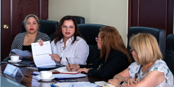 Mesa técnica permite dar seguimiento a normas de licencias de salones de belleza y distribuidores. (Foto: MSPAS)
