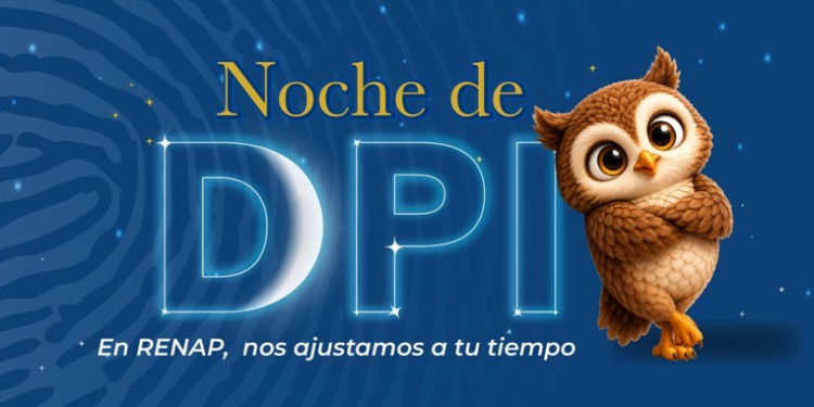 Renap llevará a cabo noche de DPI para agilizar trámites. (Foto: Renap)