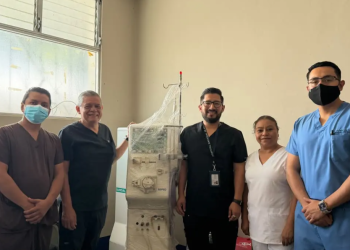 Hospital de Amatitlán refuerza la atención con nuevo espacio para tratamiento de hemodiálisis. (Foto: MSPAS)