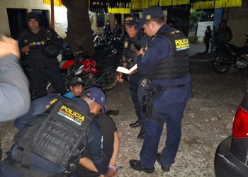 PNC captura a robamotos en Escuintla. / Foto: PNC