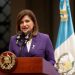 Vicepresidenta Karin Herrera participará en toma de mando del presidente electo de Colombia. (Foto: archivo)