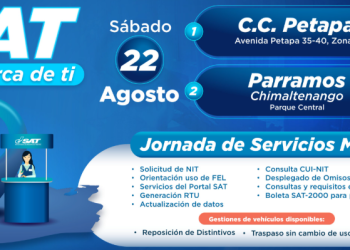 SAT acercará servicios tributarios durante jornadas móviles. /Foto: SAT