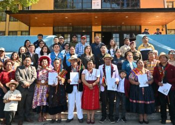 Quetzaltenango conmemora el Día Internacional y Nacional de los Pueblos Indígenas con el cambio de la Rosa de la Paz