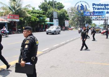 PNC y Ejército de Guatemala refuerzan seguridad con operativos en Escuintla