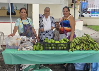 Productores locales comercializaron hortalizas, frutas de temporada, artesanías de barro, plantas ornamentales y productos pecuarios. / Foto: MAGA.